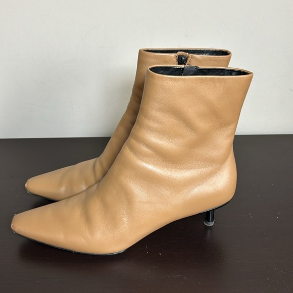 RAG and BONE Rio leather ankle boots Light Brown Pointed Toe Shoe Size 38 US 8 - Picture 9 of 16